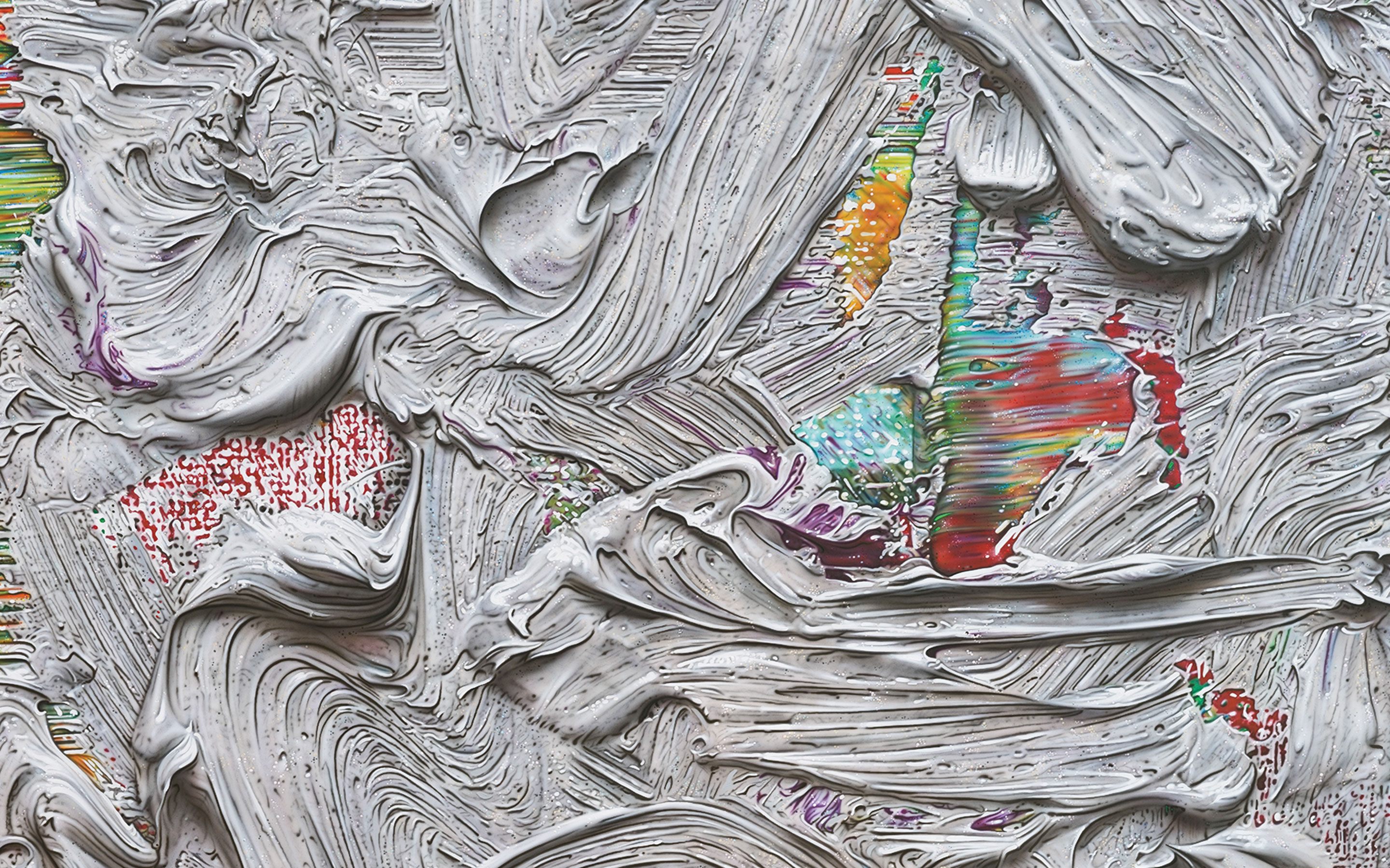 Image of a painting with heavy brush strokes.